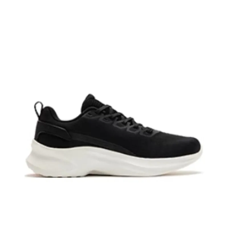 361° Cushioning Low Top Running Shoes Men's Black Orange-1