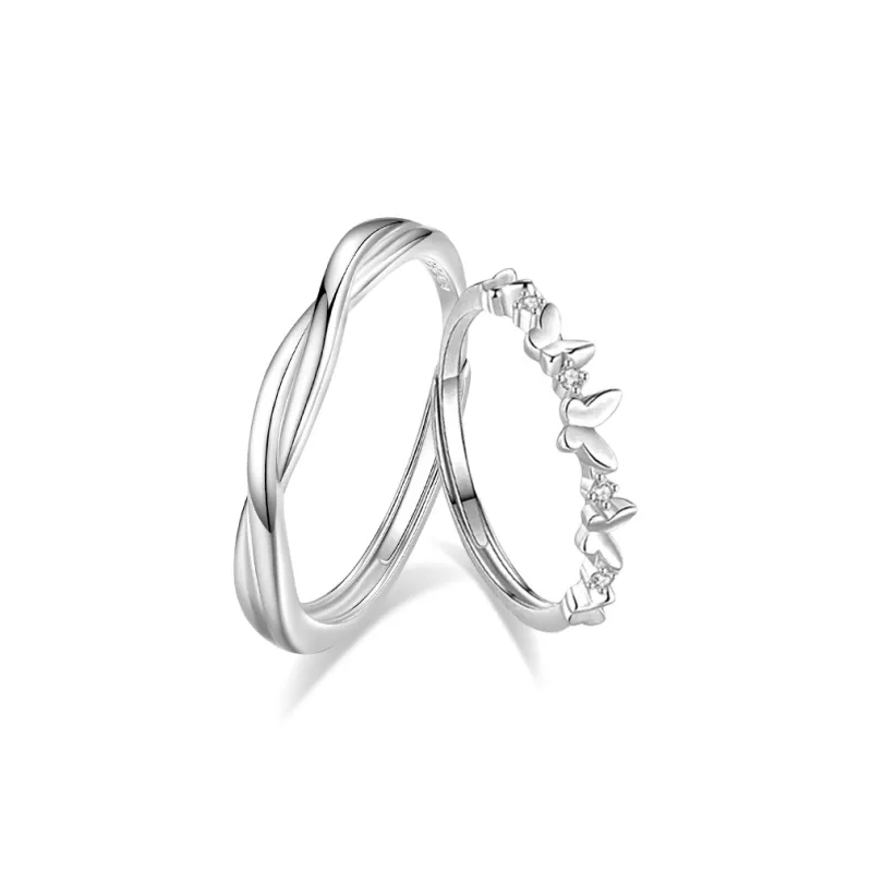 VEZA Sterling Silver Rings Unisex-17