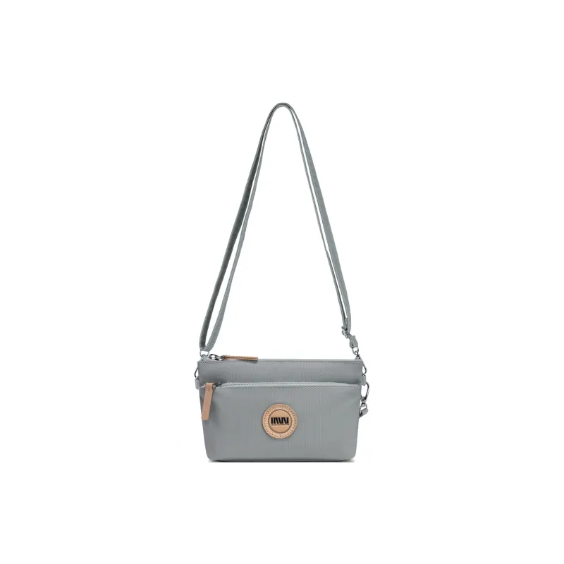 SEPTWOLVES Fabric Crossbody Bag Small Size Women's Black/Gray Green-9
