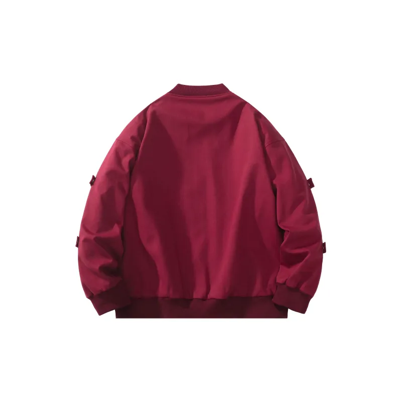 FASTFISH Jackets Coats Unisex Burgundy-1