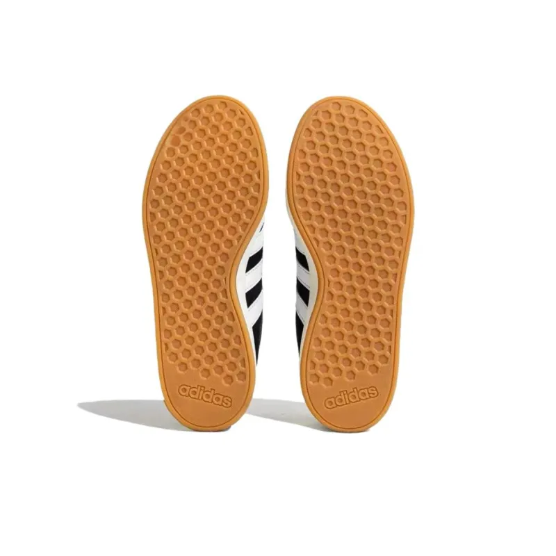 Adidas Grand Court Base 00s Anti Slip Wear Resistant Low Top Skateboard Shoes Unisex Black White-6
