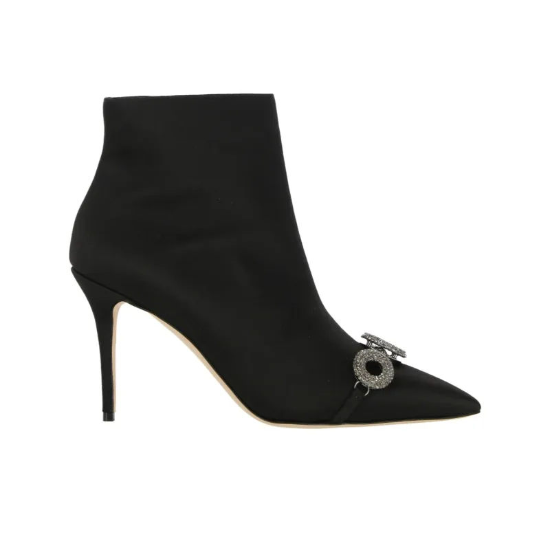 MANOLO BLAHNIK Ankle Boots Women's Black-1