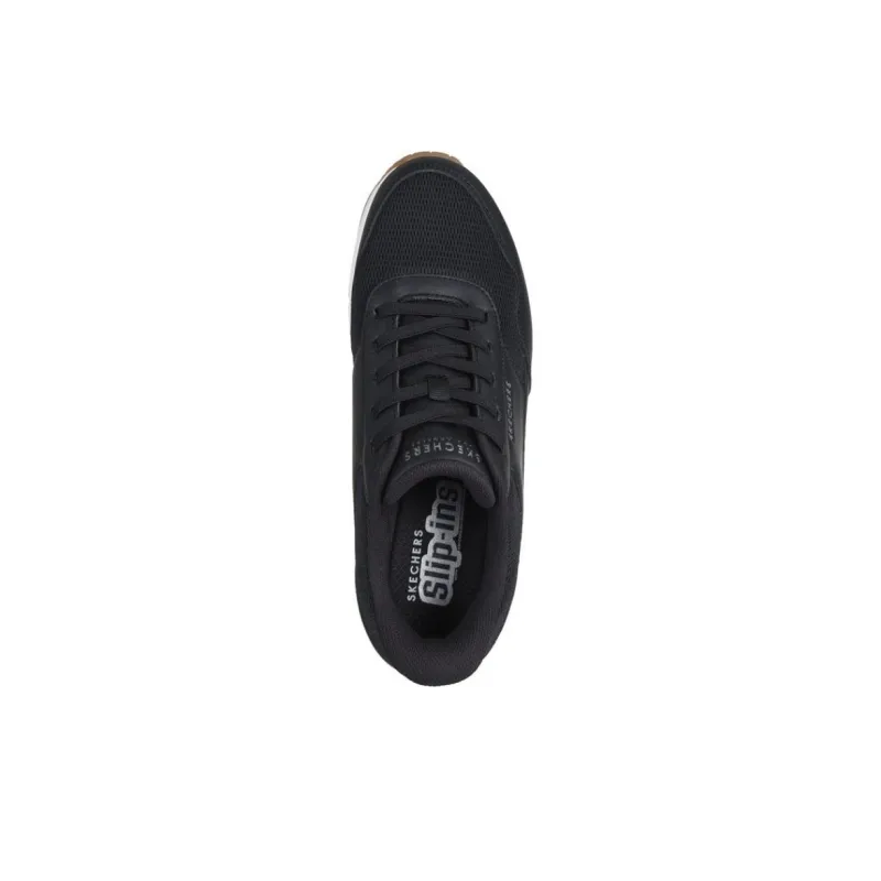 Skechers Slip Ins Cushioning, Slip Resistant, And Abrasion Resistant Low Top Casual Shoes Men's Black-3