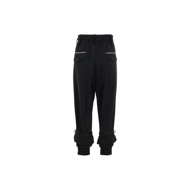 Yohji Yamamoto Ground Y SS25 Casual Pants Unisex Black-2