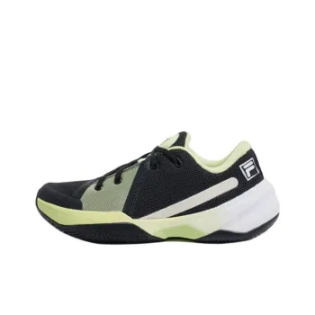 FILA Fire Ace T7 Slip Resistant Low Top Tennis Shoes Unisex Black Green