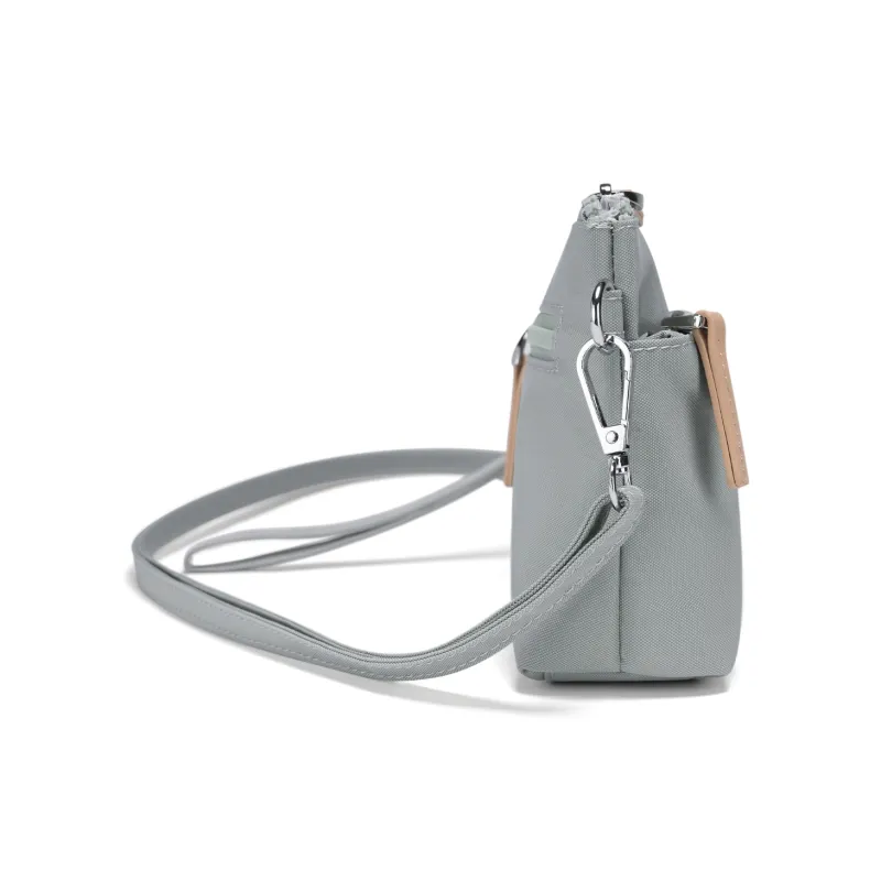 SEPTWOLVES Fabric Crossbody Bag Small Size Women's Black/Gray Green-8