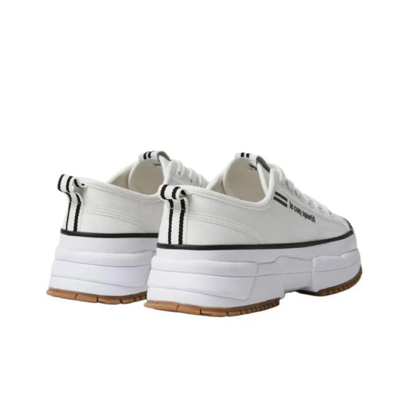 Le Coq Sportif Anti Slip Wear Resistant Low Top Casual Shoes Unisex White-2