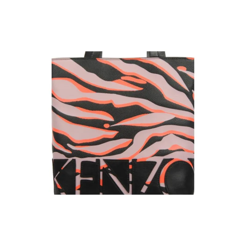 KENZO PVC Tote Bag, Shopping Bag, Handbag Women's Multicolor-3