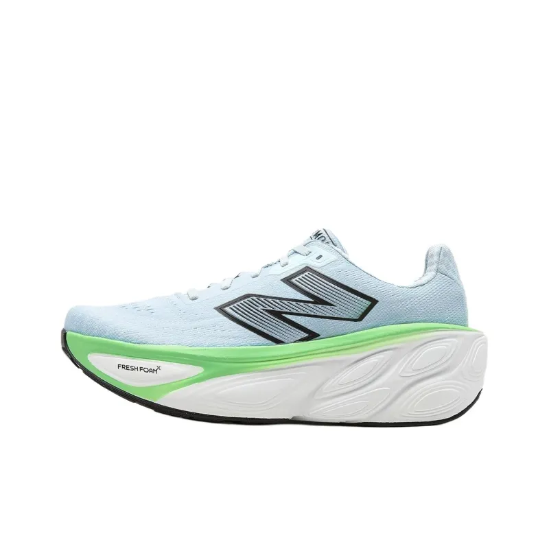 New Balance Fresh Foam X More V5 Shock Absorbers With Slip Resistant Features Low Top Running Shoes Men's Blue D Width-0