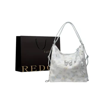 REDOO PU Shoulder Bag Women's Pearlescent White/silver/pink/blue