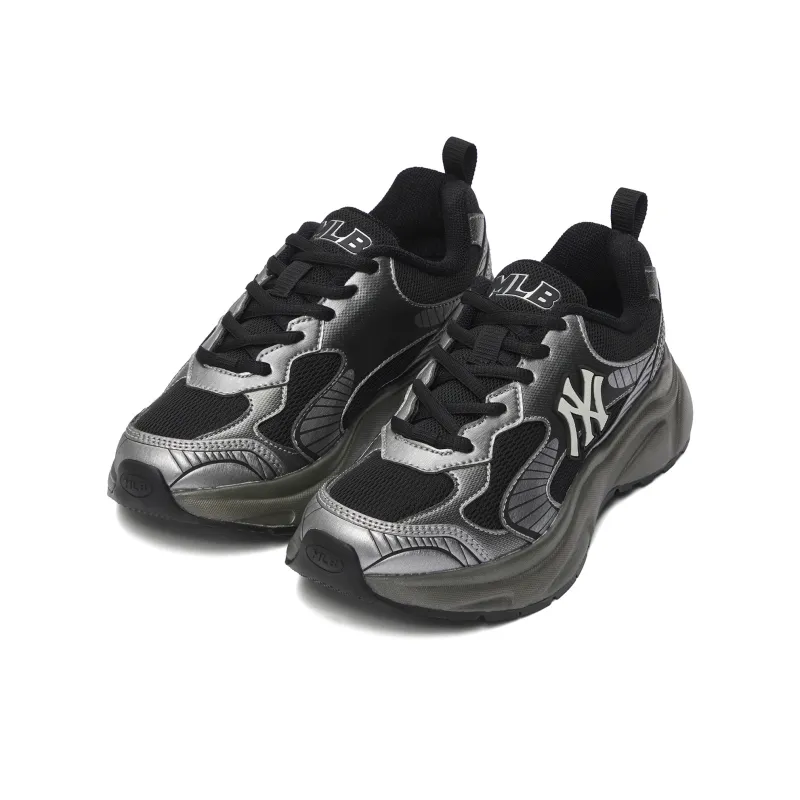 MLB Chunky Jogger Slip Resistant Breathable Low Top Running Shoes Unisex Black-2