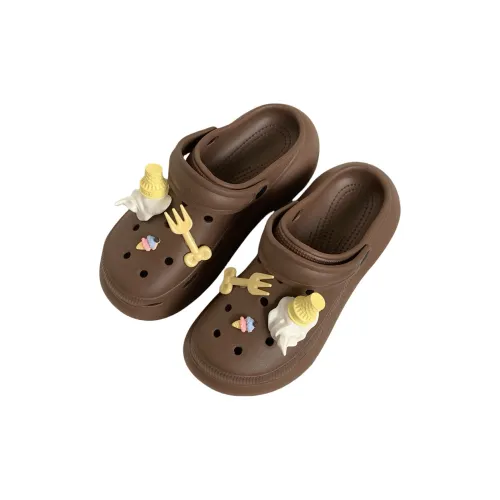SHIGUDE Slippers Women's, Brown