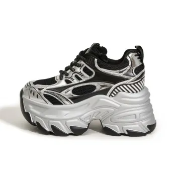 Milan Love Song Wear Resistant Height Increasing Low Top Chunky Sneakers Women's