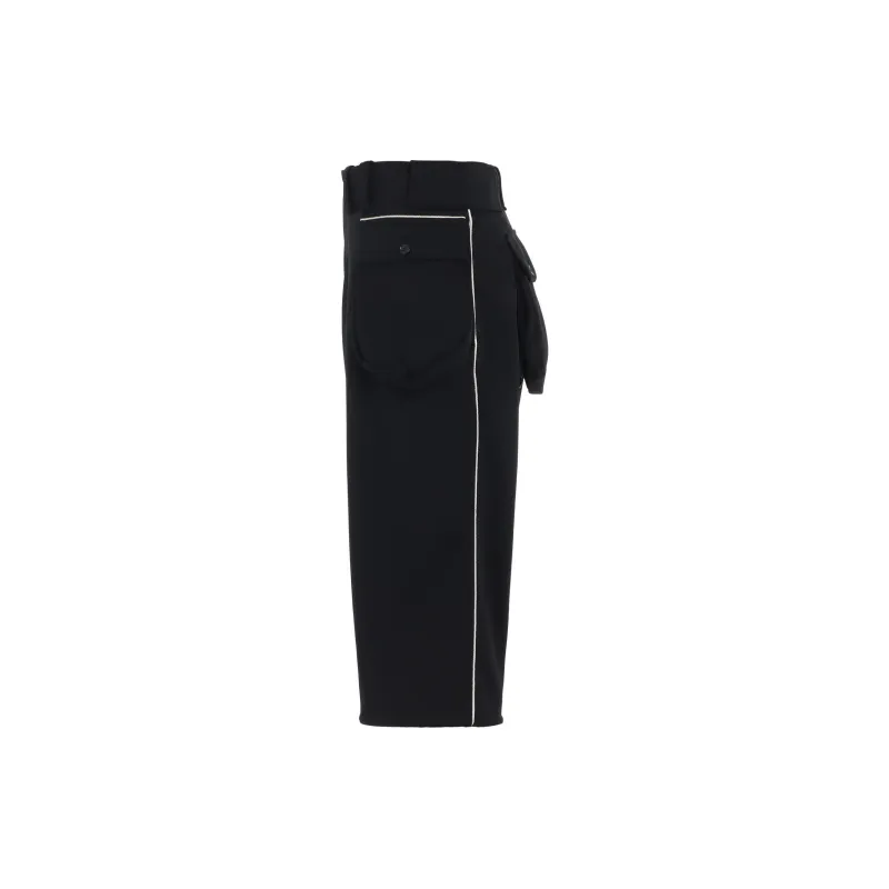 Yohji Yamamoto Ground Y SS25 Casual Shorts Unisex Black-2