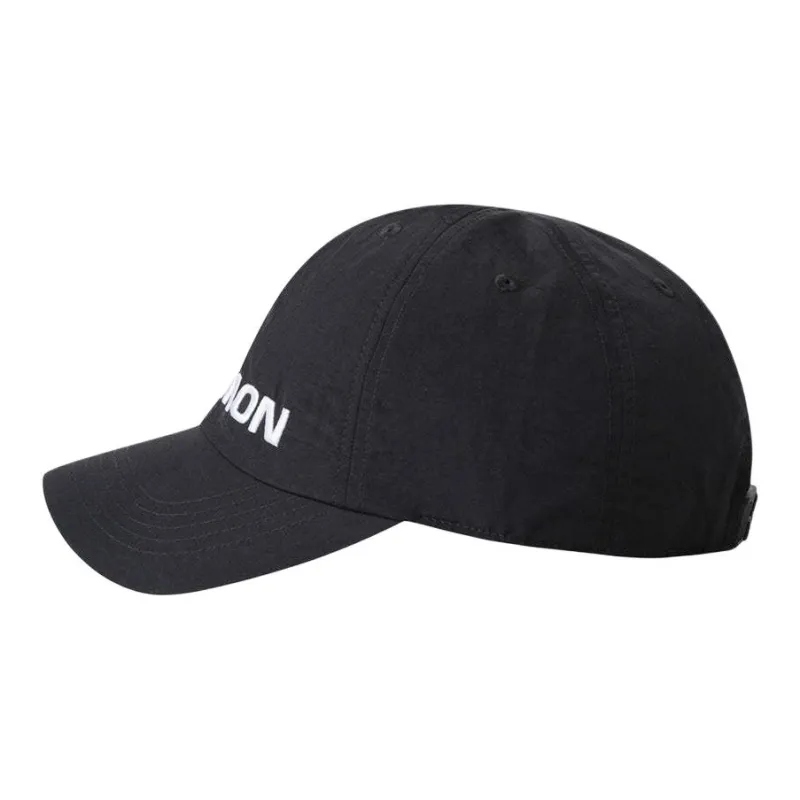SALOMON Nylon Baseball Caps Unisex Black-1