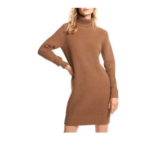 MICHAEL KORS Long-Sleeved Dresses Women's Light Brown
