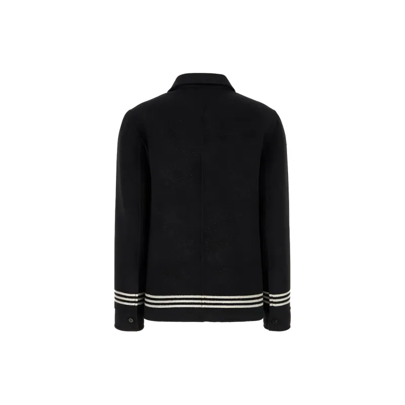 Burberry Ekd Motif Long Sleeved Jacket-1