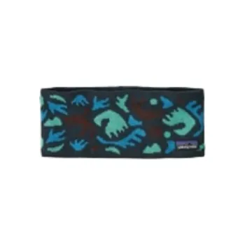 Patagonia Recycled Polyester Knitted Fabric Wool Hair Bands Unisex Black