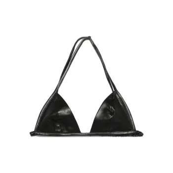 RICK OWENS Halterneck Leather Top