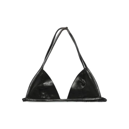 RICK OWENS Halterneck Leather Top