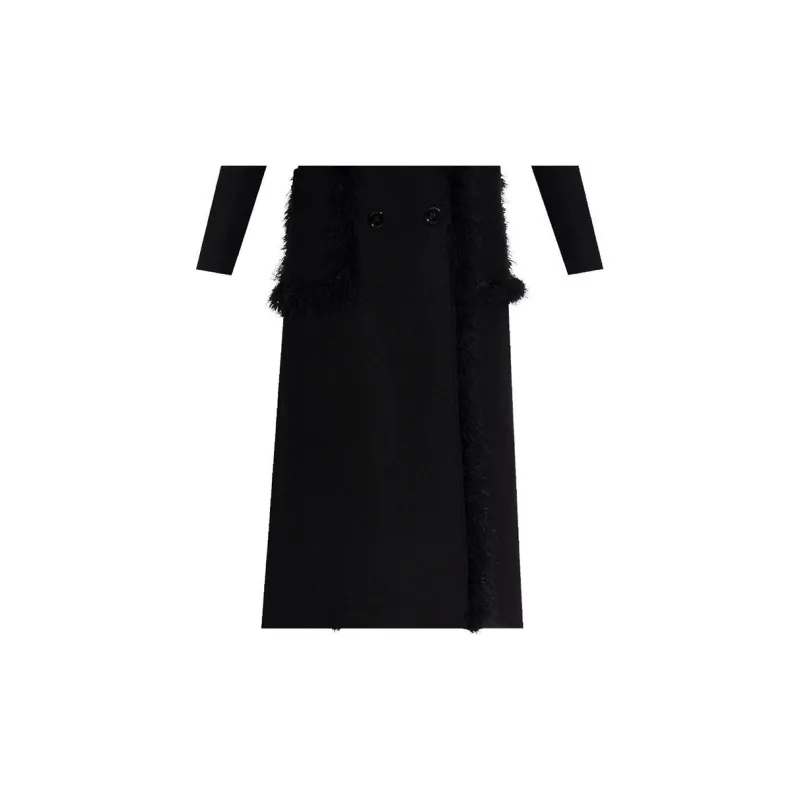 Blumarine Faux fur Trim Coat-5
