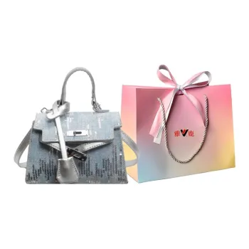 Yalu Denim Kelly Bag Crossbody Handbag Regular Women's Silver/Black/Blue