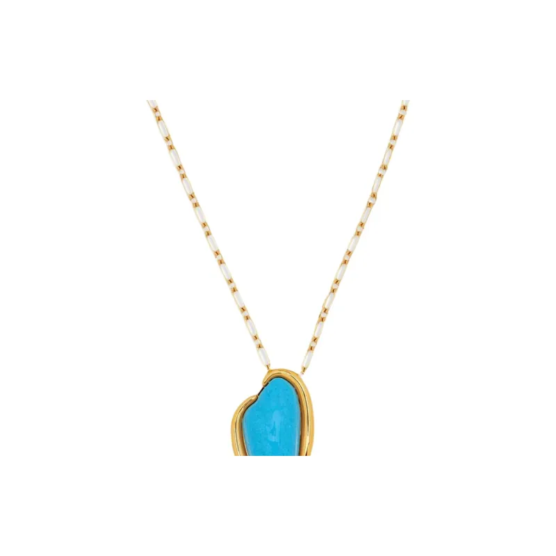 Oscar De La Renta Resin O Pendant Necklace-1