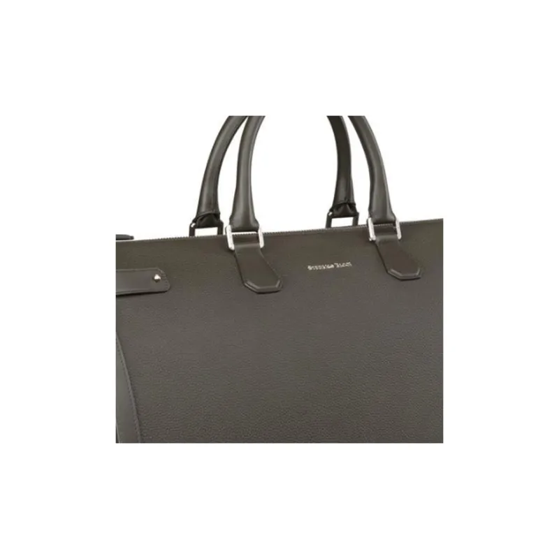 STEFANO RICCI Calfskin Travel Bag Men's Gray-3