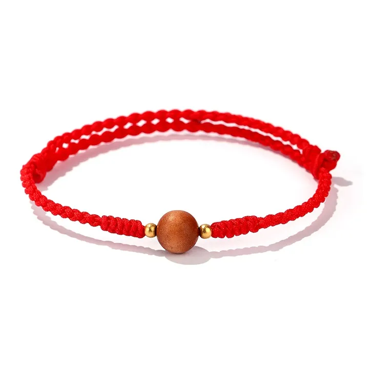 Xiang Yin Peachwood Wooden Bracelets Unisex-0
