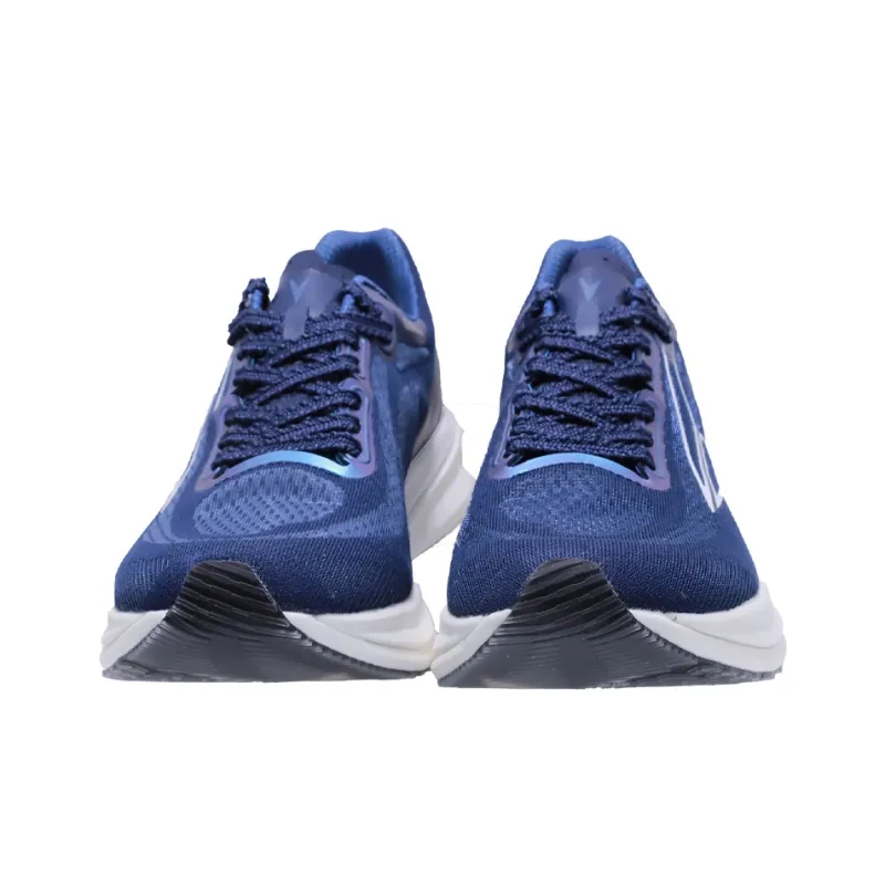 SUPAOSIKE Cushioning, Abrasion Resistant, Slip Resistant Low Top Carbon Plate Casual Running Shoes Unisex White Blue-2