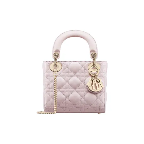 DIOR Lady Dior Sheepskin Shoulder Bag, Crossbody Bag, Handbag Mini Women's Pink
