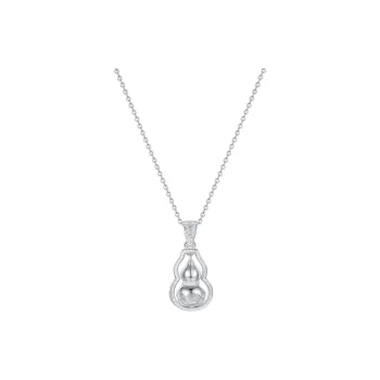 Heart Grass 999 Fine Silver Necklaces Women's