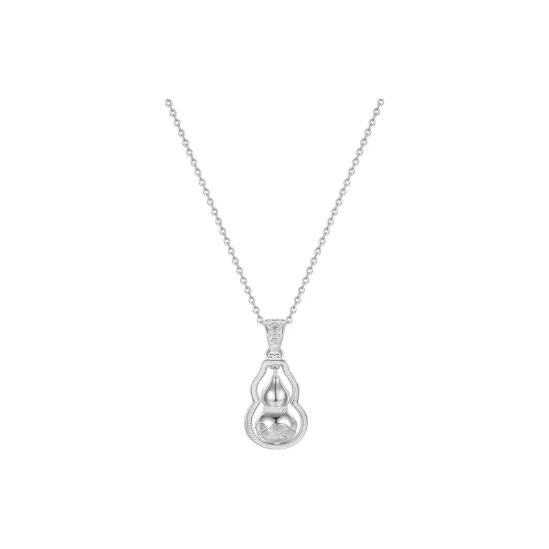 Heart Grass 999 Fine Silver Necklaces Women's-0