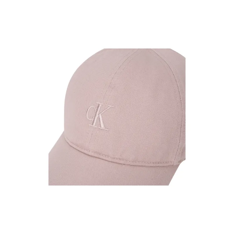 CALVIN KLEIN Cotton Baseball Caps Unisex Plum Pink-2