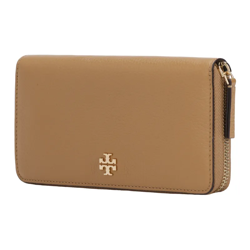TORY BURCH Cow Leather Wallet Women's Brown-1
