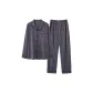 Gray Blue Stripes
