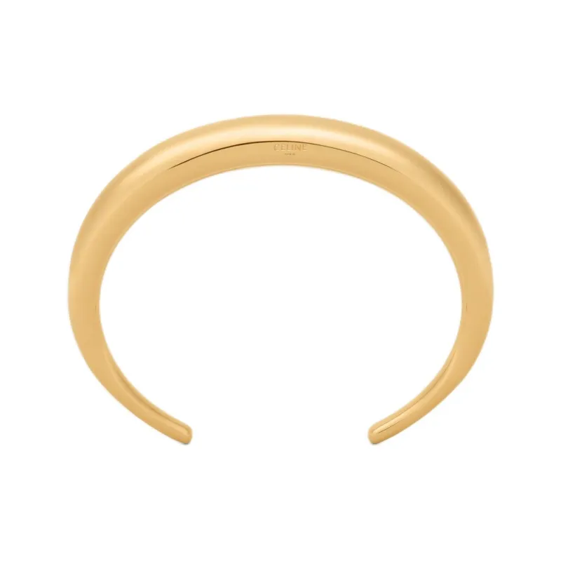 CELINE Formes Abstraites Cuff In Brass With Gold Finish-1