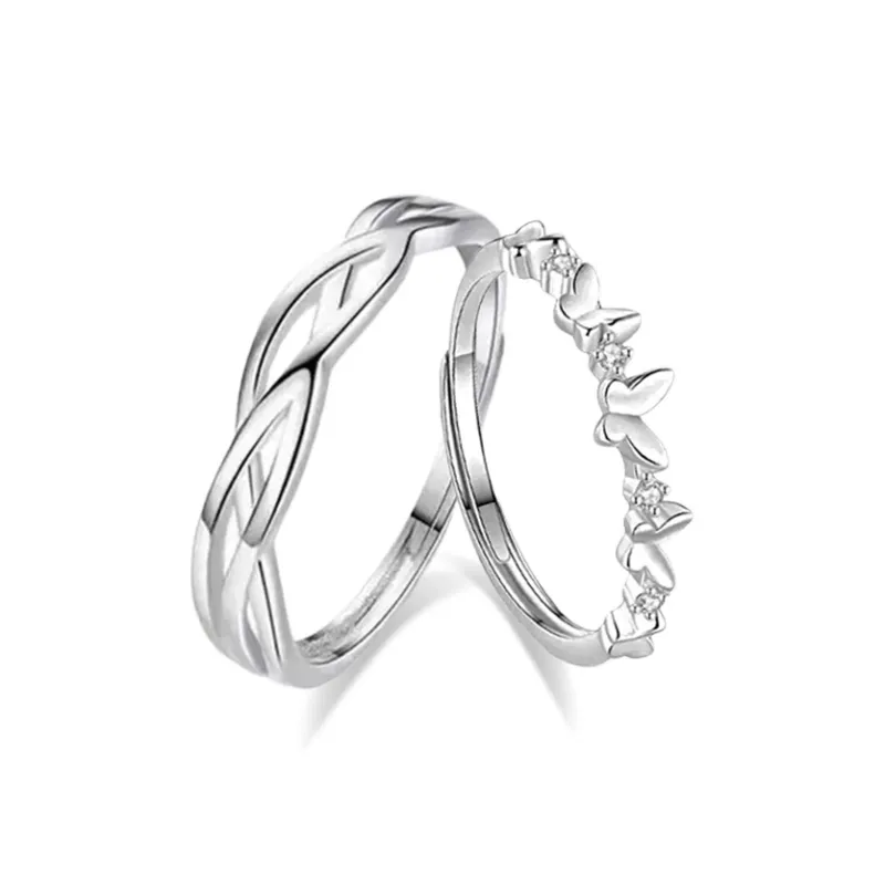 VEZA Sterling Silver Rings Unisex-14