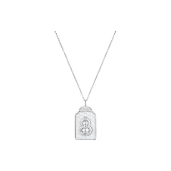 Heart Grass 999 Fine Silver Necklaces Women's