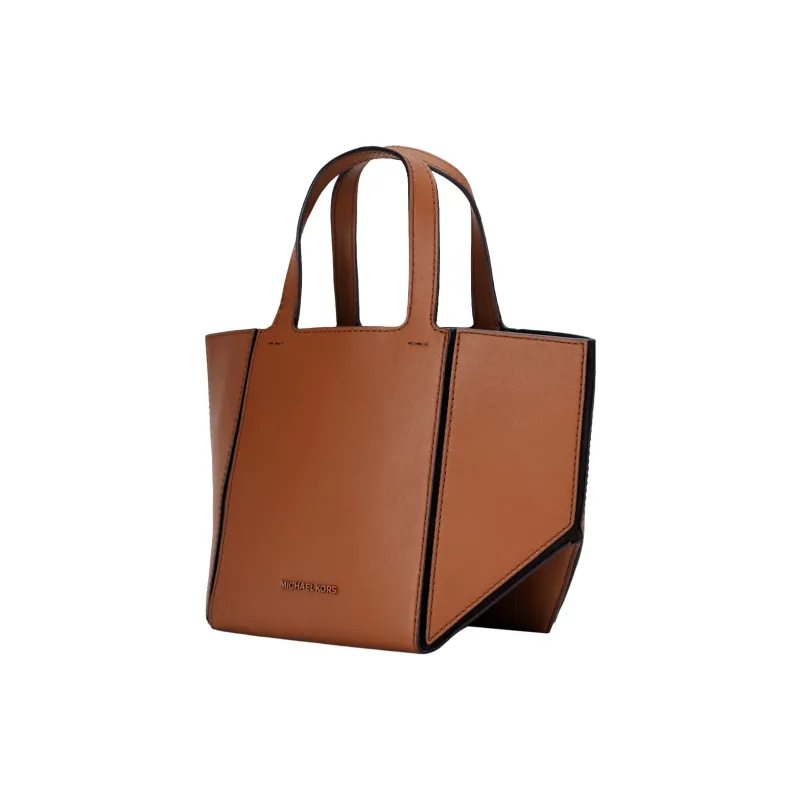 MICHAEL KORS Leather Tote Bag Shopping Bag Handbag Small Size Women's Dark Brown-2