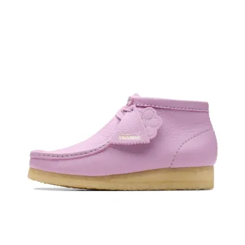 Clarks Wallabee Ankle Boots Women's Light Purple
