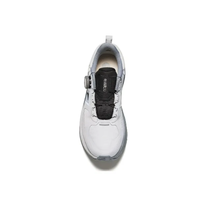 Anta Cushioning Wear-Resistant Low-Top Training Shoes Men's Gray Blue-2