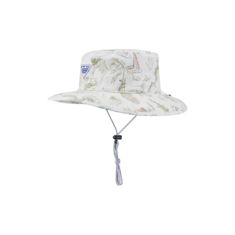 Columbia Cotton Elastane Polyamide Polyester Bucket Hats Unisex White-1