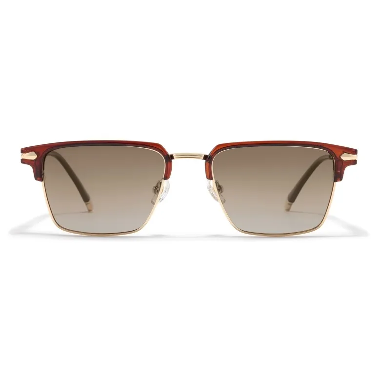 Sagawa Metal Square Sunglasses Unisex-1