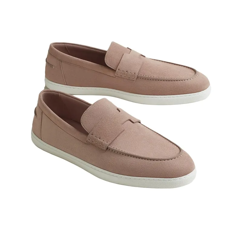 HERMES Loafers Men Rose-2