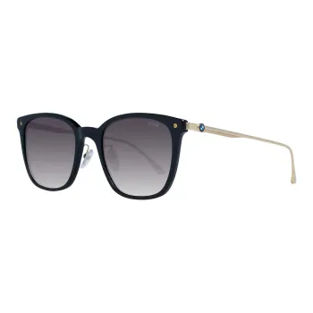 BMW Plastic Square Sunglasses Men's Black