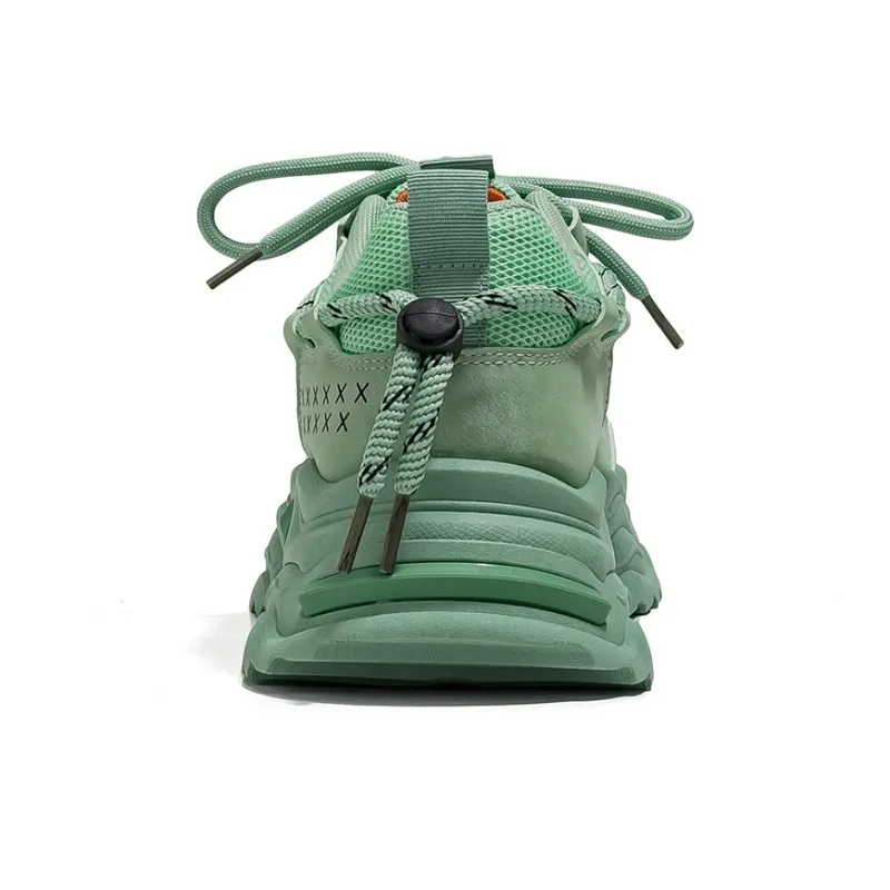 Warrior Low Top Chunky Sneakers Men's Green-4