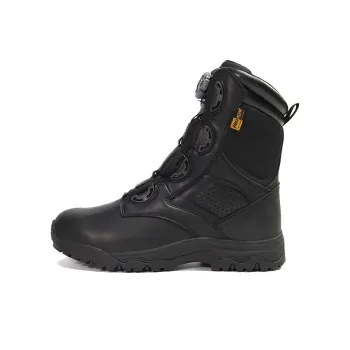 Hungo Warm Water Resistant And Wear Resistant Knee High Outdoor Boots Unisex Black