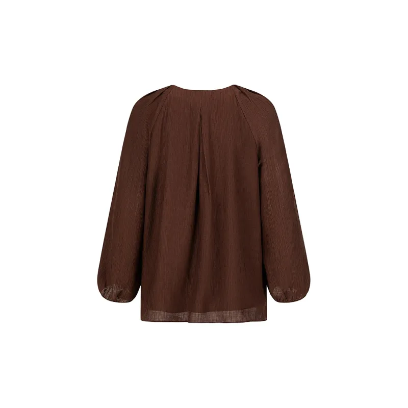JZ. ANNAKRO Chiffon Shirts Women's-1