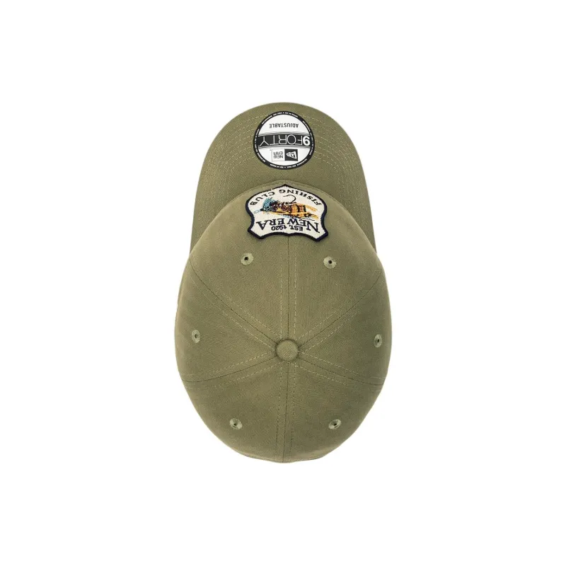 New Era Cotton Baseball Caps Unisex Olive-3
